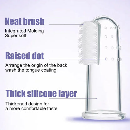 Silicone Soft Pet Finger Toothbrush