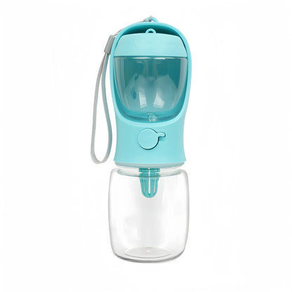 2 in 1 Portable Water Bottle with Food Storage - Ideal for Outdoor Travel and Pet Supplies