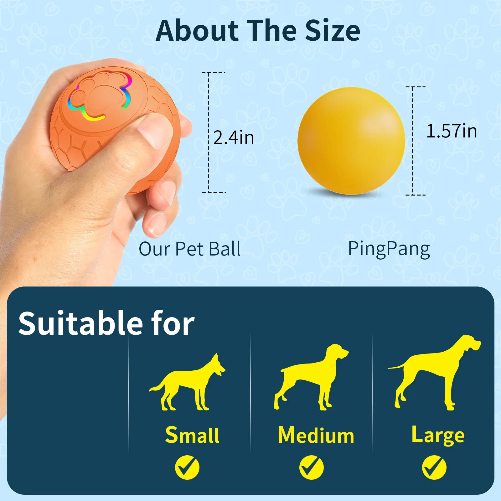 USB Automatic Bouncing Rolling Toy Ball